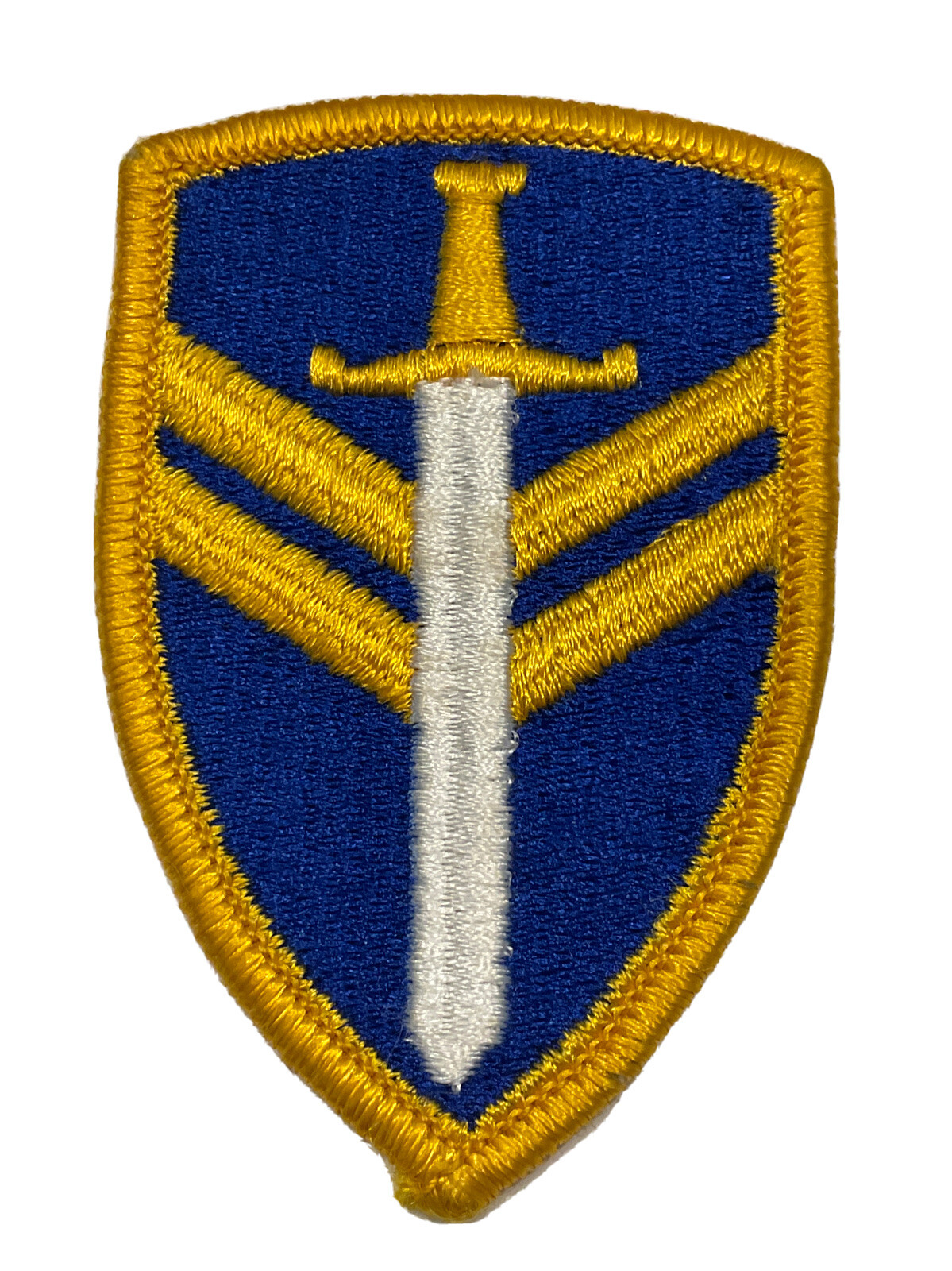 Vietnam Era U.S. Army 2nd Support Command Brigade Color Merrowed Edges Patch