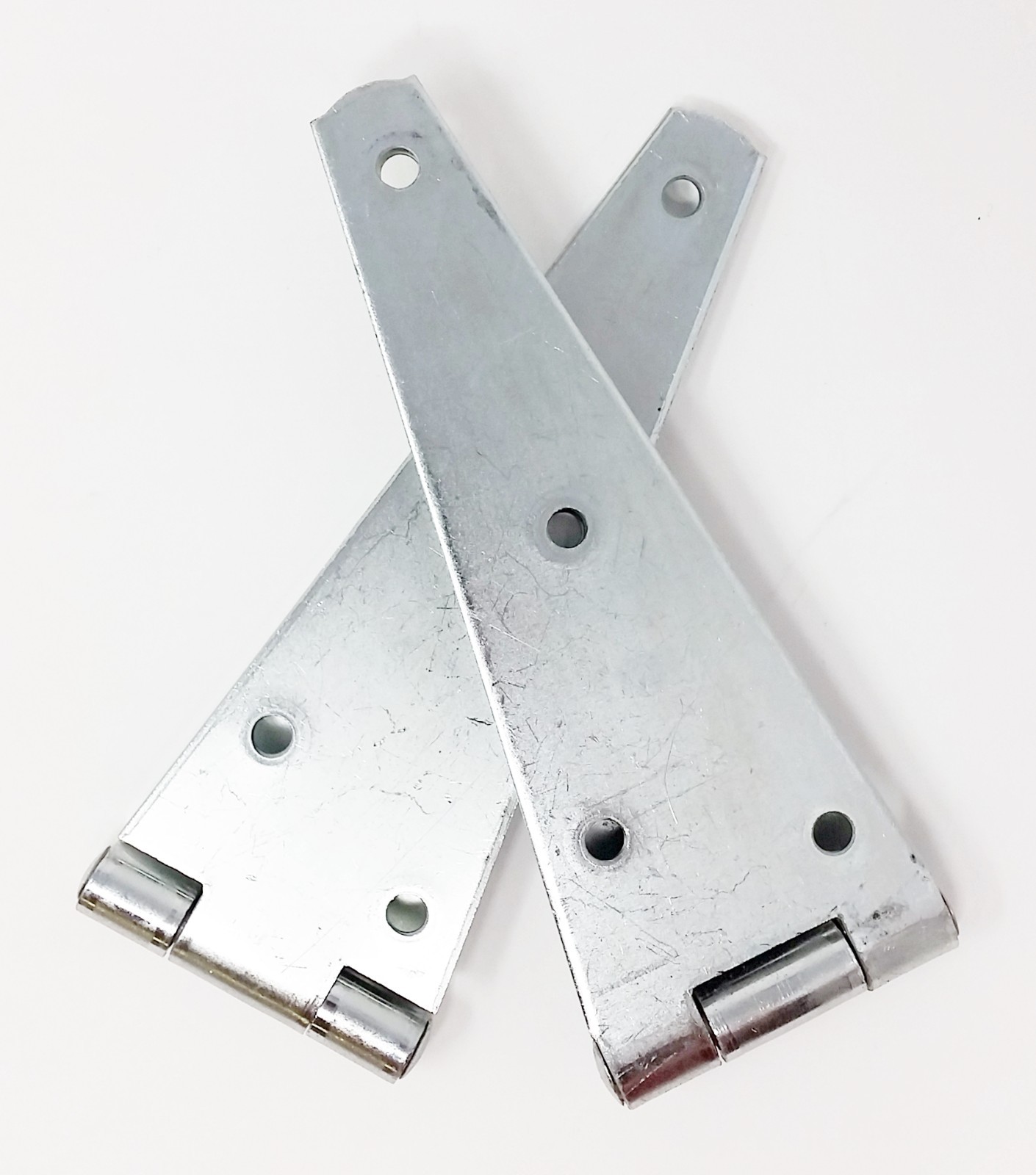 Hager 8" Heavy Duty Strap Hinge CD1092-2C Wrought Steel Galvanized 2 Pack