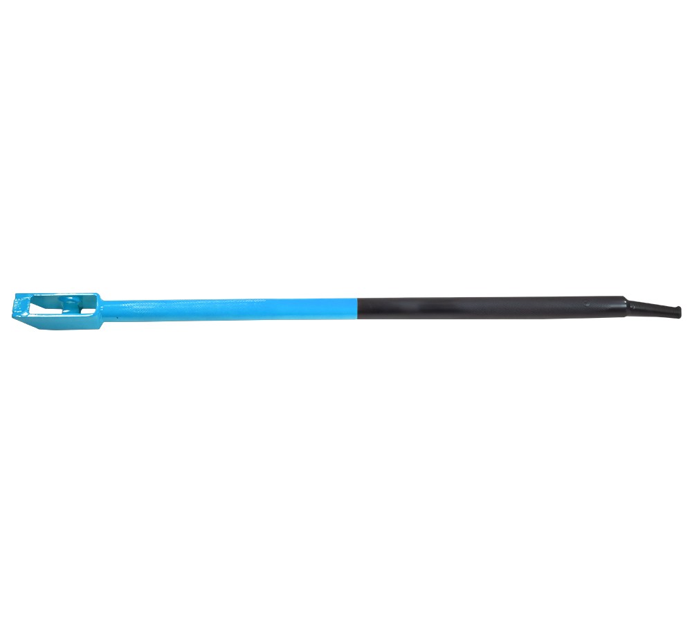 40" Combination Winch Bar Black/Blue Powder Coated Steel w/ Non-Slip Handle