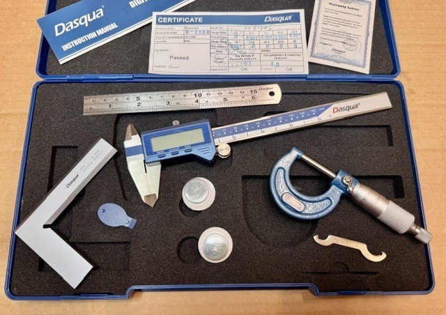 Dasqua Engineer Precision Measuring Set 4 Piece 2210-8204