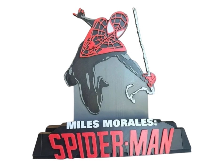 MILES MORALES Comic Book Display Stand fOR Non-Graded Comics, CGC, CBCS
