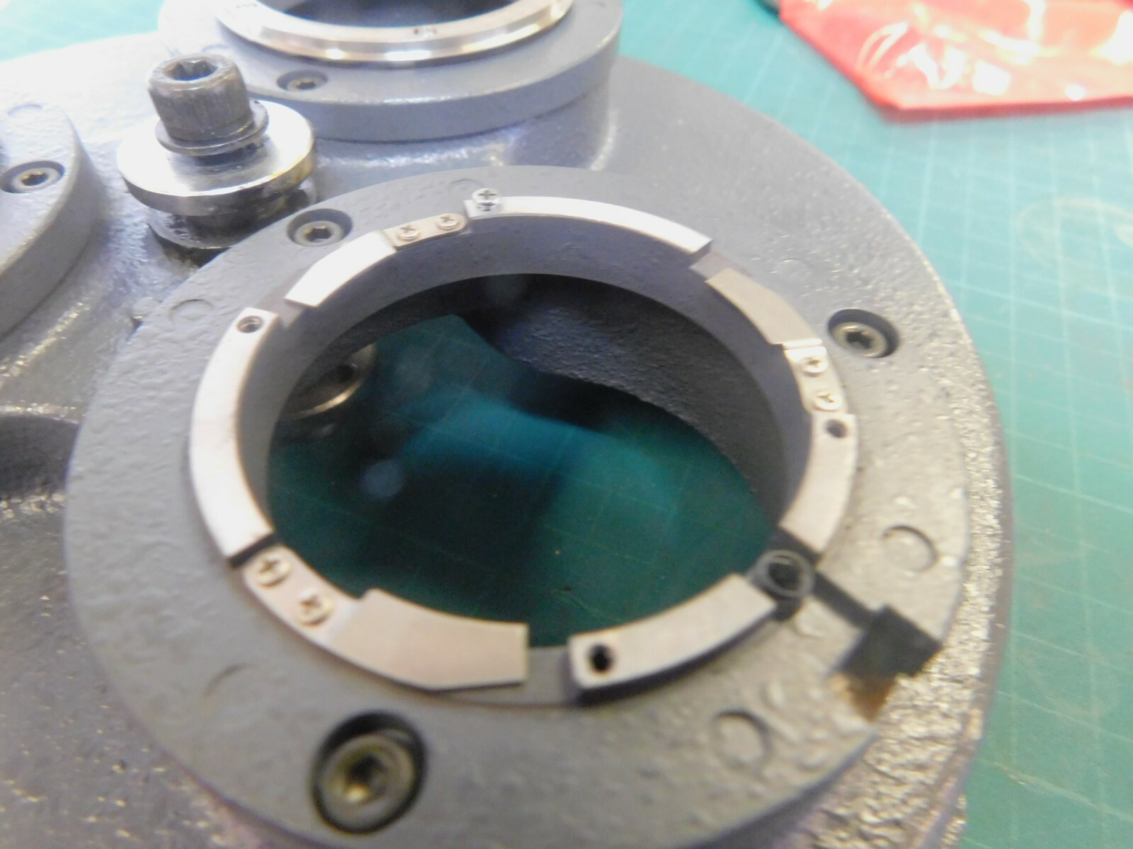 Nikon V-12 Optical Comparator 3 Position Lens Turret