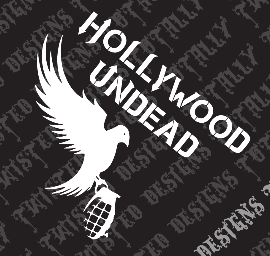 Hollywood Undead Bird w grenade car truck vinyl decal sticker Rock charlie rap