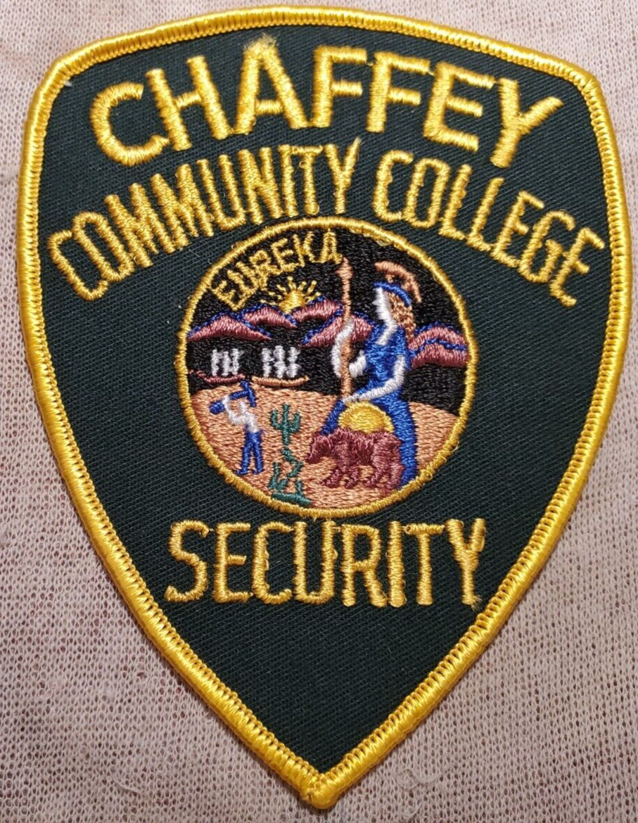 CA Vintage Chaffey Community College California Security Patch
