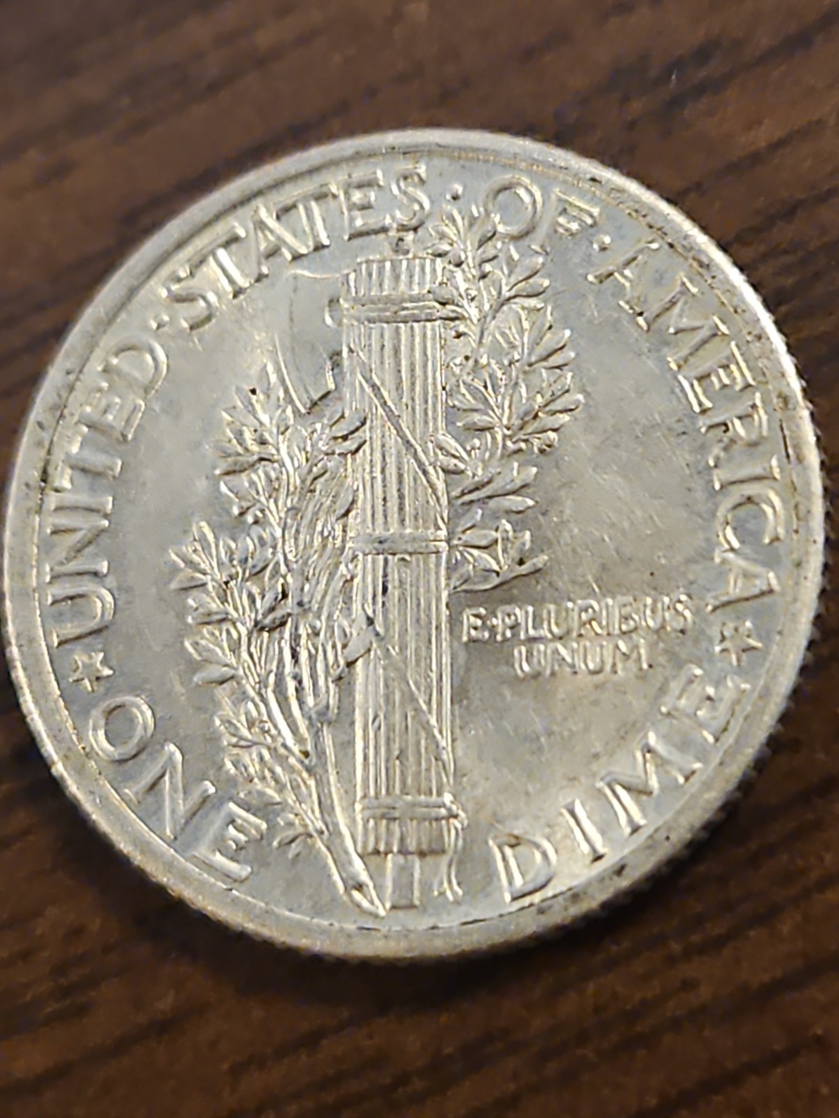 1935 Silver Mercury Dime BU