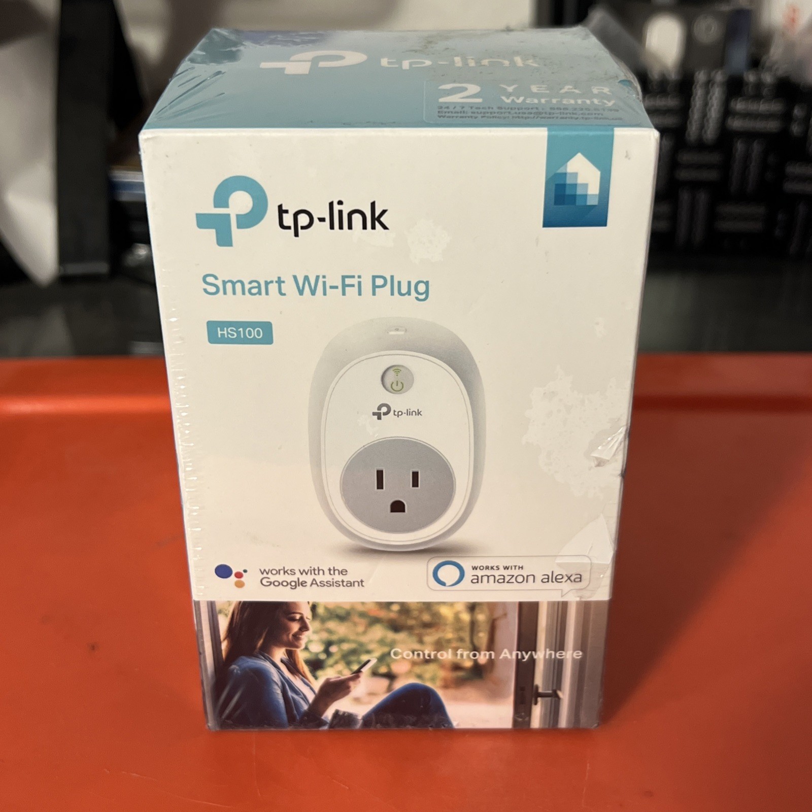TP-Link Smart Plug, No Hub Required, Wi-Fi,  Works with Alexa & Google Assistant
