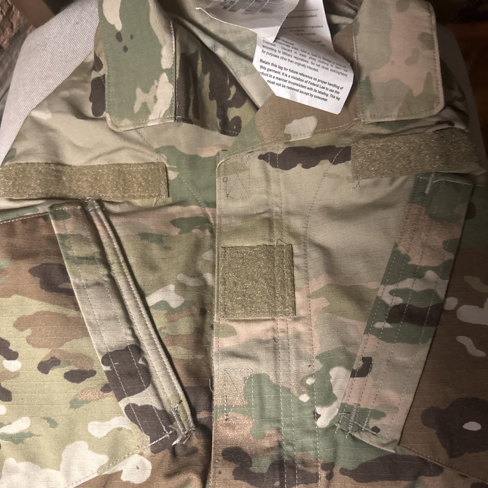 US Army Combat Jacket Top OCP MEDIUM Regular Multicam 8415-01-623-5528
