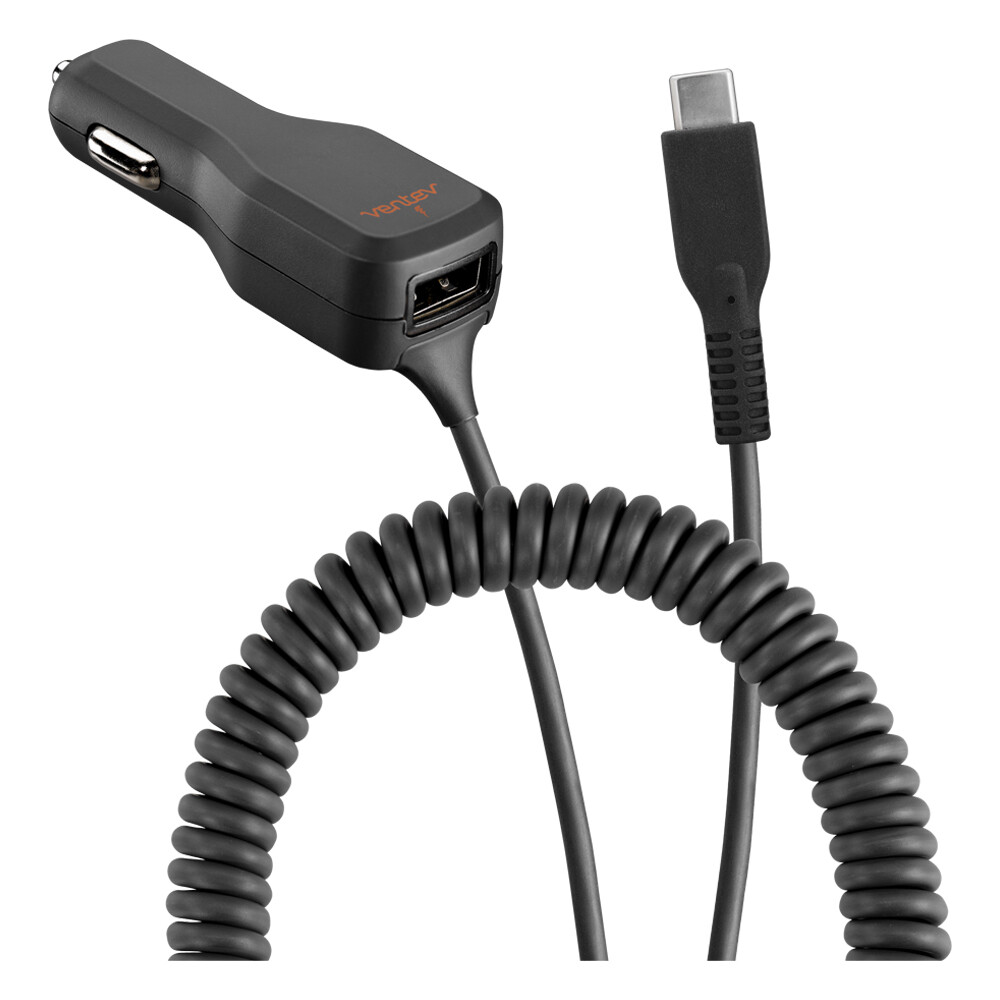 Ventev DashPort USB-C Android Car Charger R2400c Universal - For Samsung