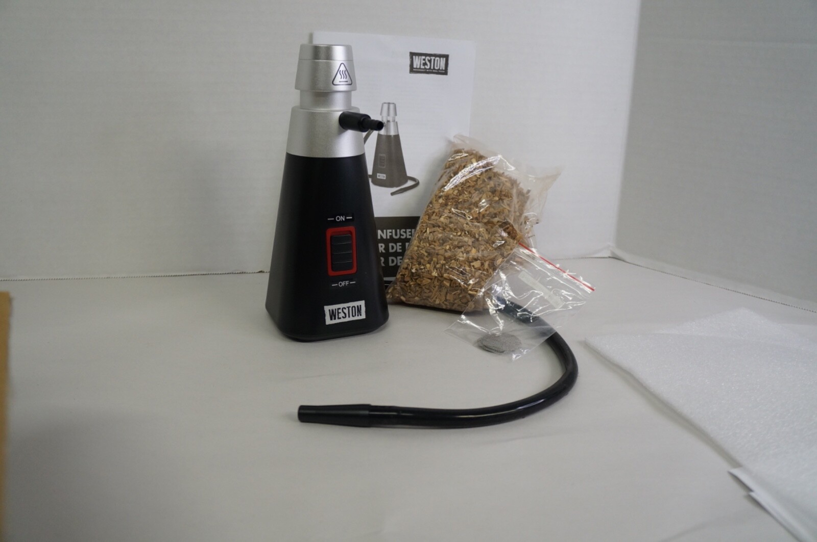 NEW Weston Food cocktail Smoke Infuser Meat Drinks Cheese Fish