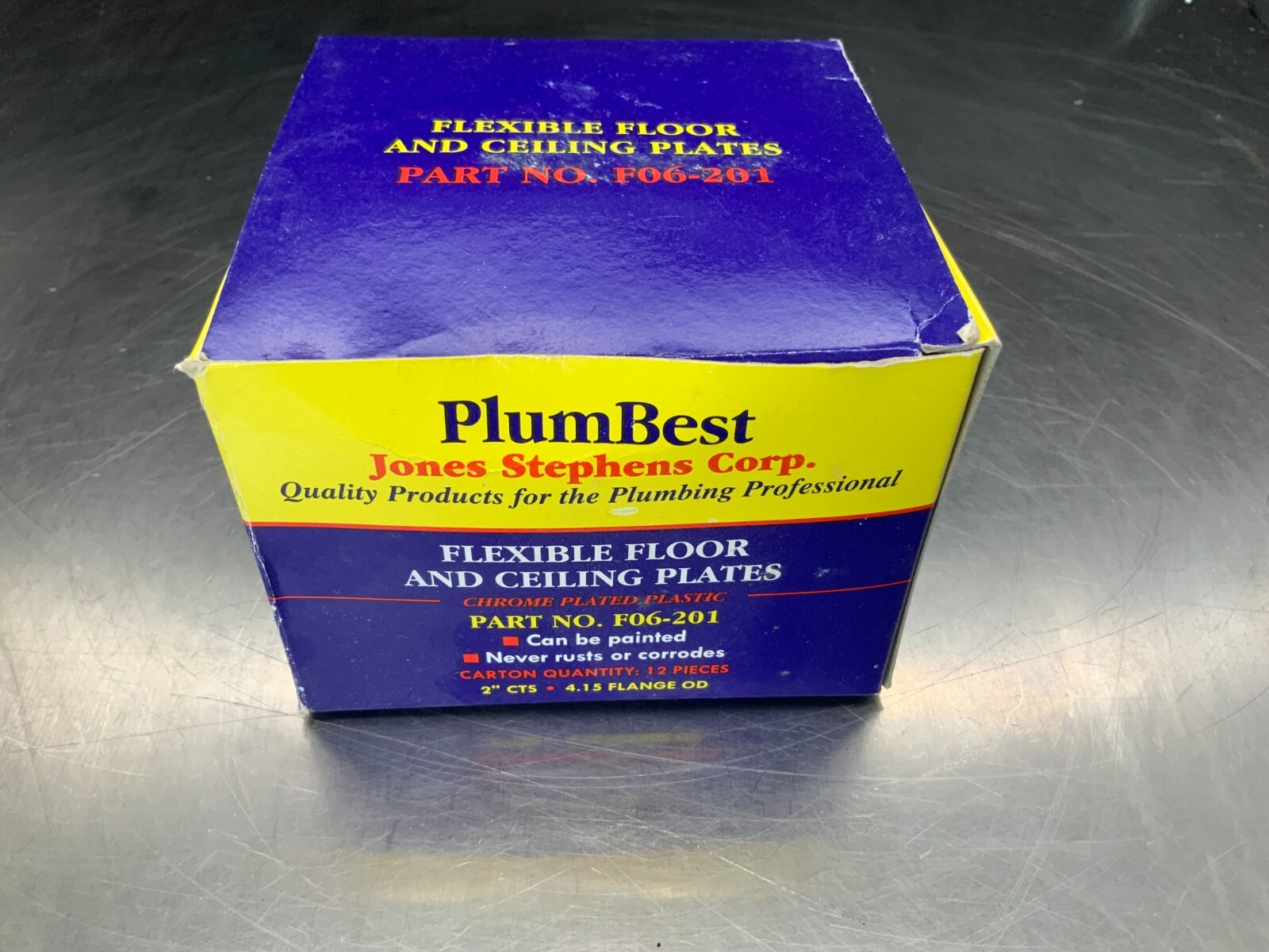 (10) Jones Stevens Plumbest F06-201 Flexible Floor and Celing Plates 2" CTS