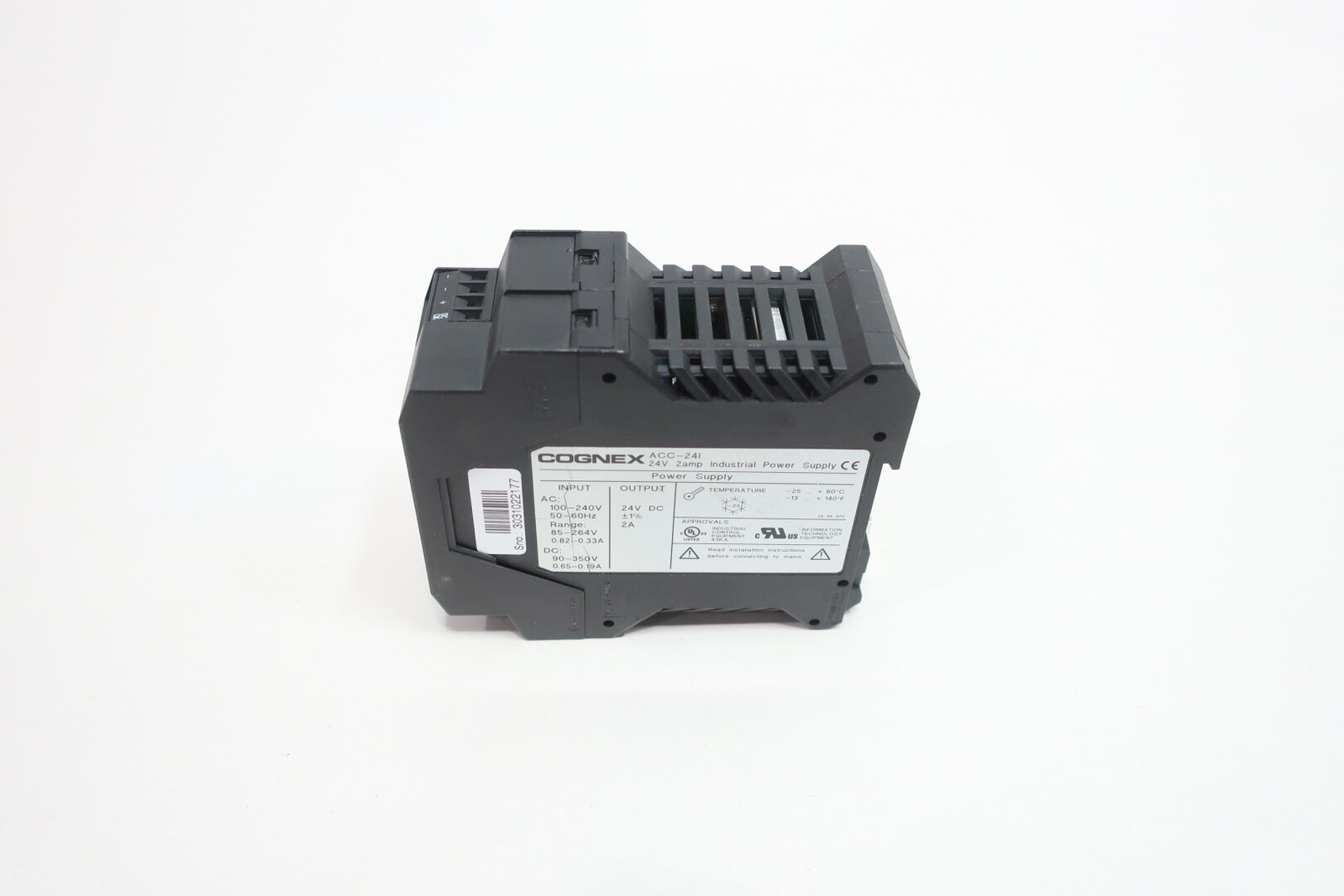 Cognex ACC-24I Power Supply 2a Amp 24v-dc 100-240v-ac