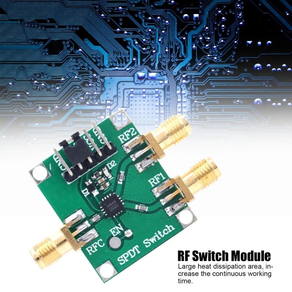 HMC849 RF Switch Module 6GHz Dual Throw for SMA Input Output Integration