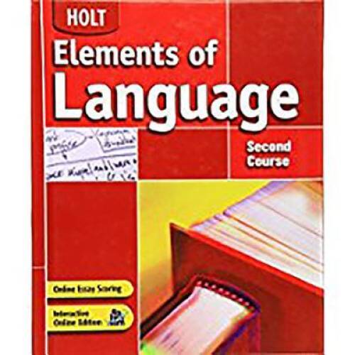 Elements of Language, Grade 8, 2nd Course, Student Edition - Hardcover - GOOD
