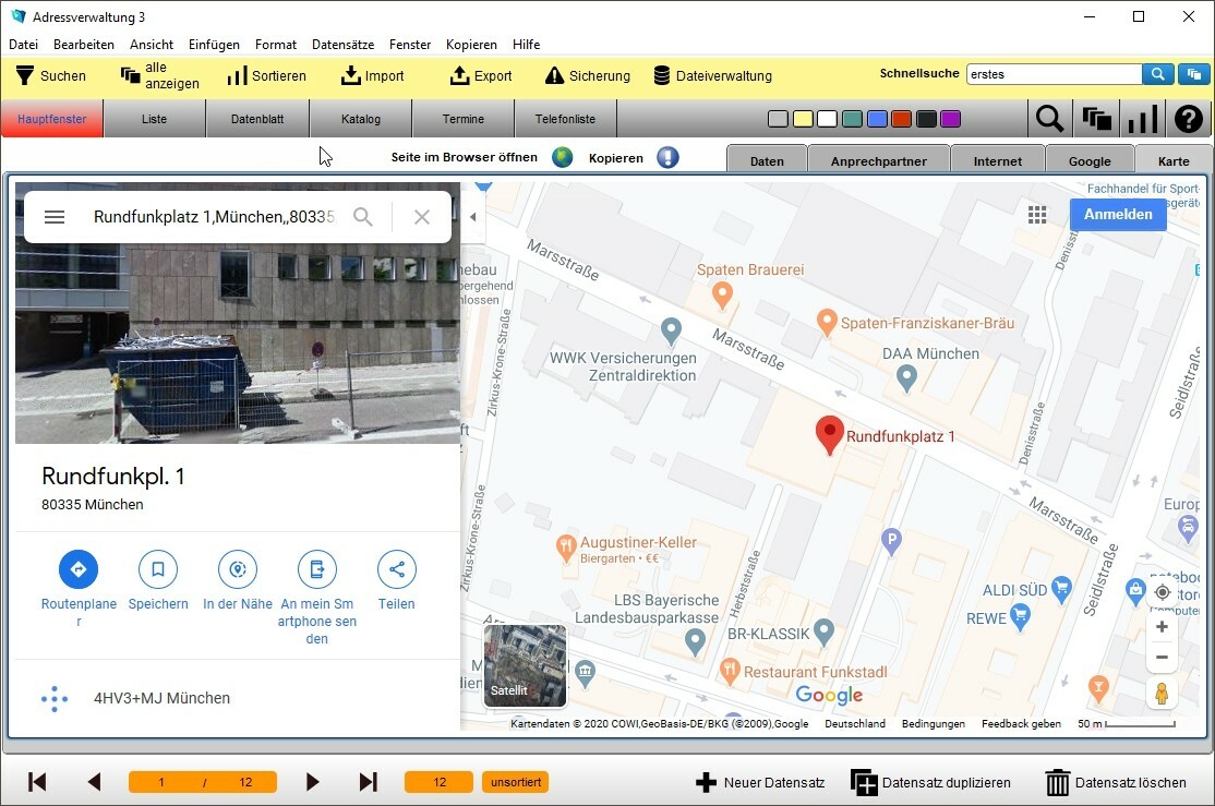 DIGeS Adressverwaltung 3 - Software Programm zum Verwalten von Adressen