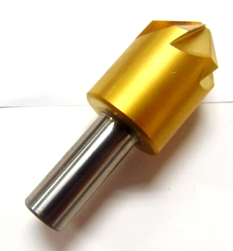 UNBRANDED COUNTERSINK PART NO.1-90-35745 DIA 1" 6 FLUTES HSP6-1-90 SHANK 1-1/4"
