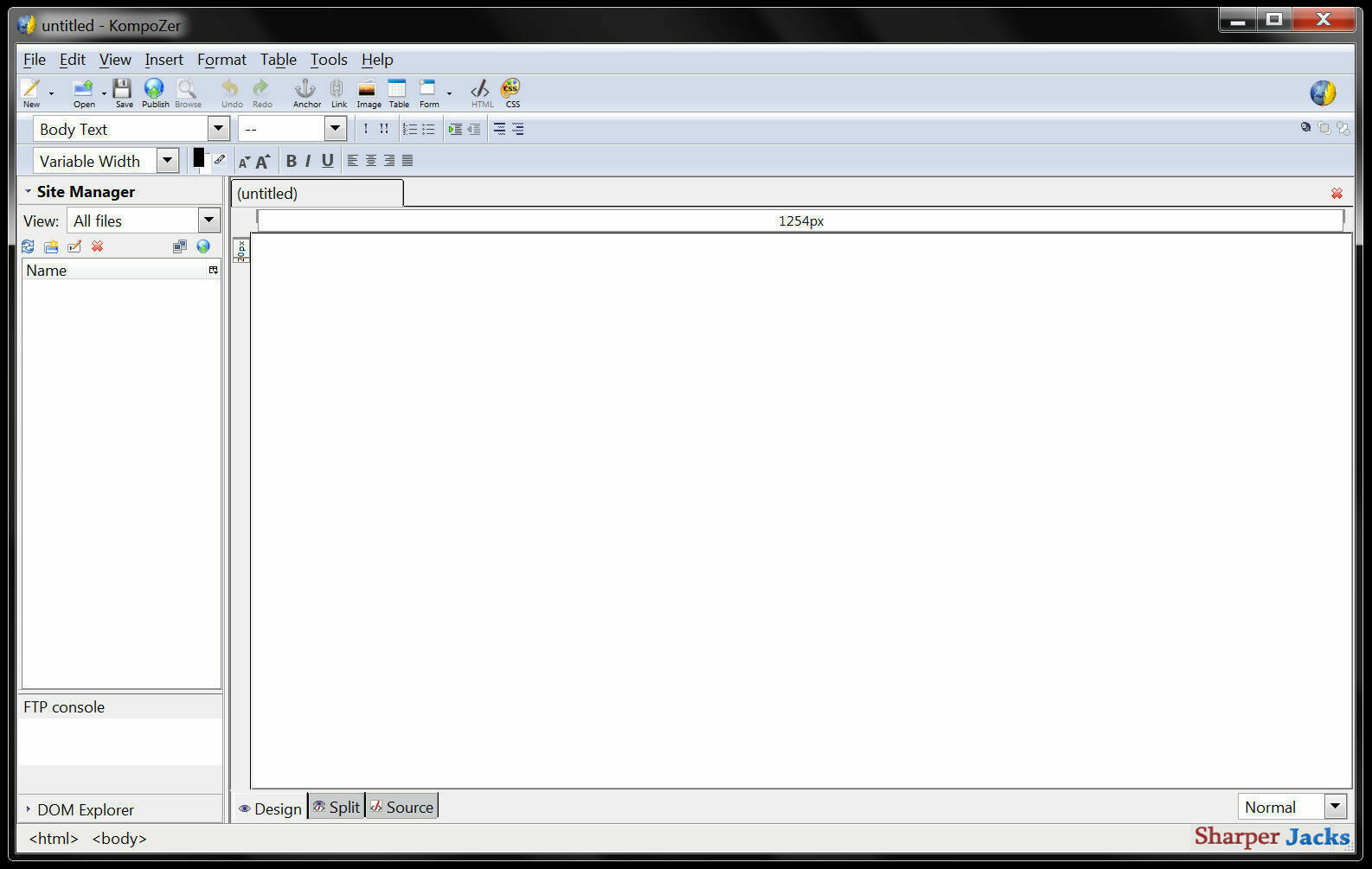 NEW & Fast Ship! KompoZer Website Developer / Designer HTML Editing Software PC