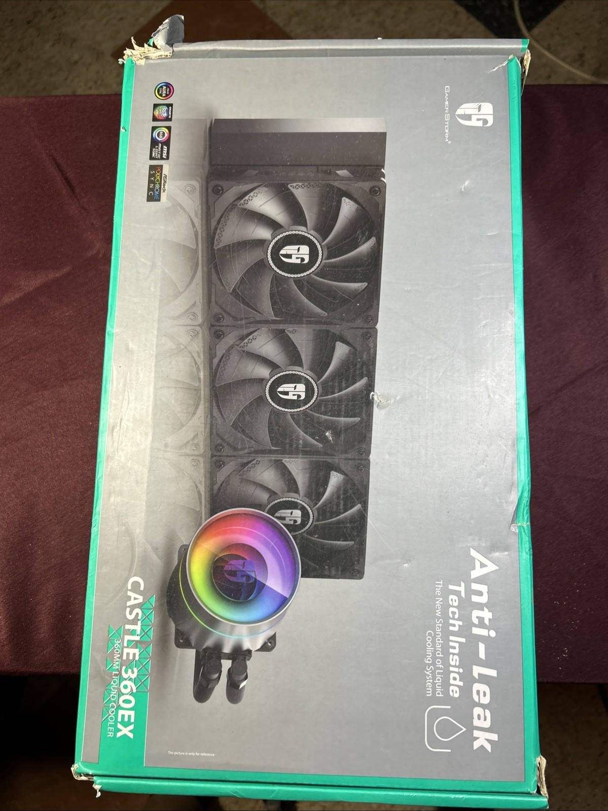 DEEPCOOL 360EX Castle Anti-Leak Addressable RGB AIO Liquid CPU Cooler
