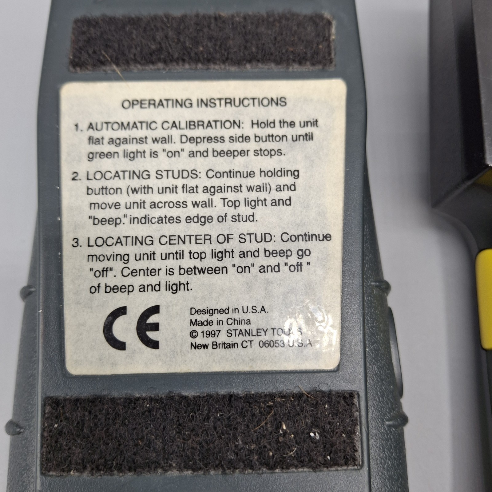 STANLEY Tool Lot 2, 1997 Stud & Edge Finder + FatMax Stud Sensor 400, Test Works