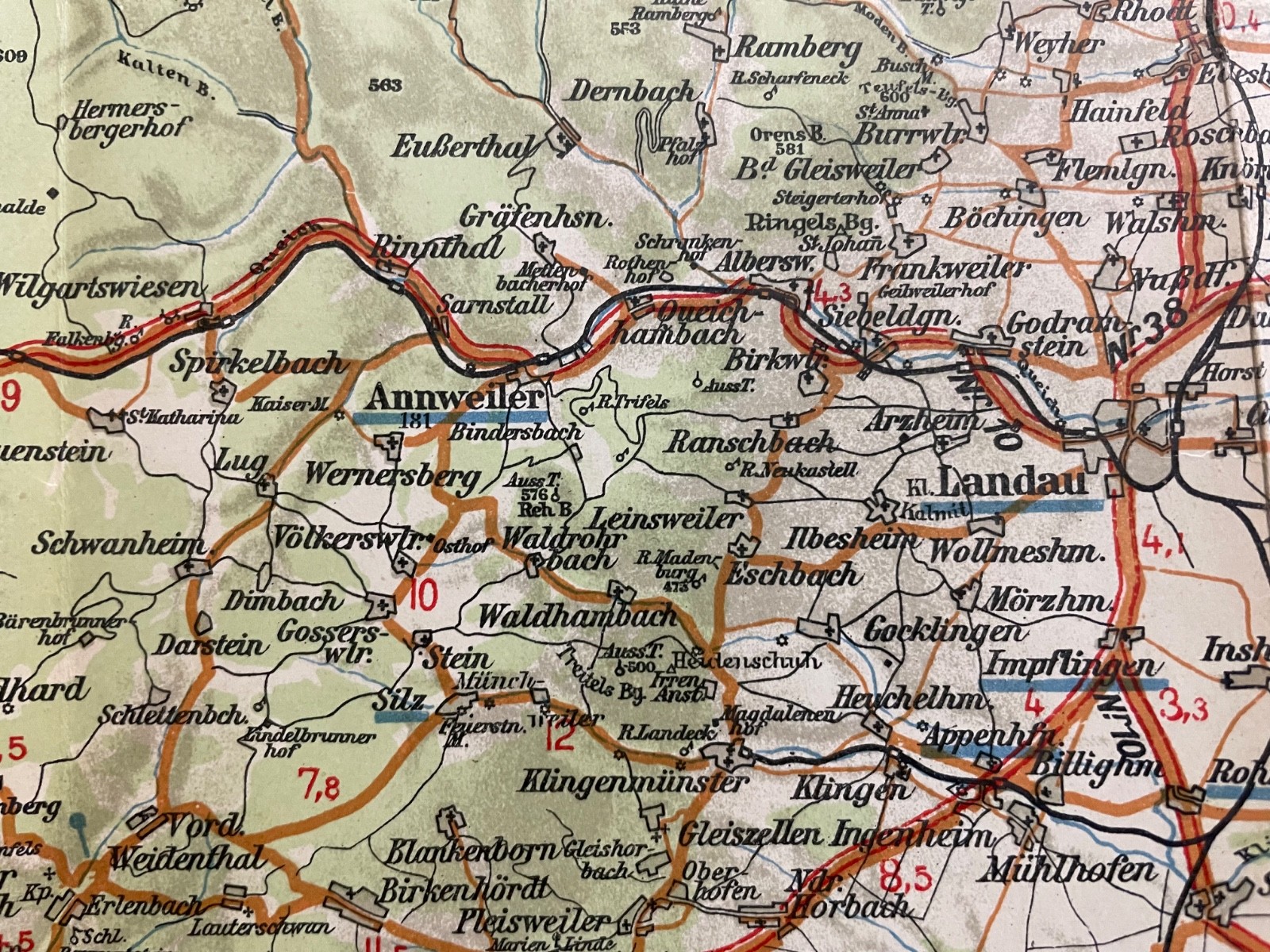 GERMAN WW2 ROAD MAP