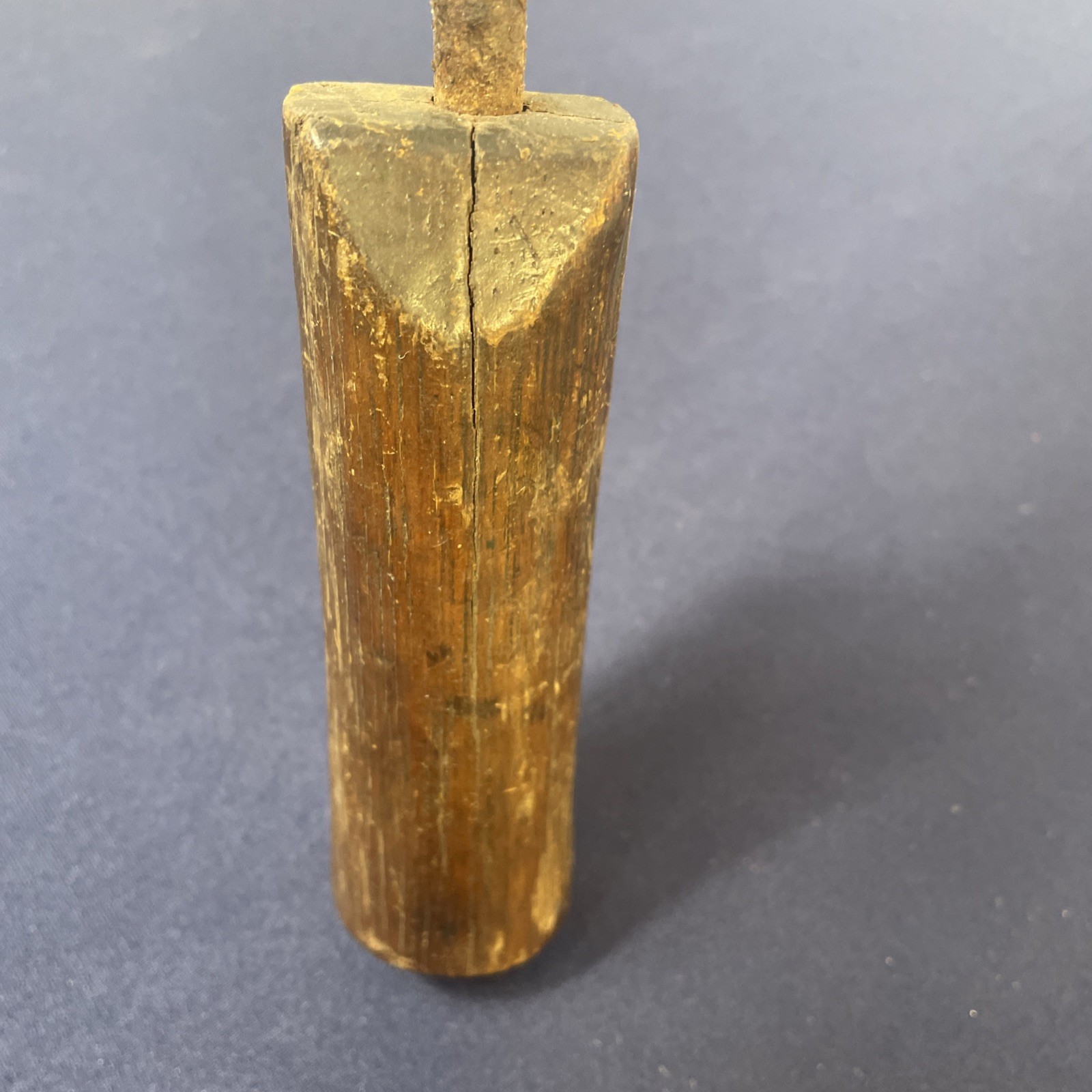LARGE OLD ANTIQUE COPPER SOLDERING IRON