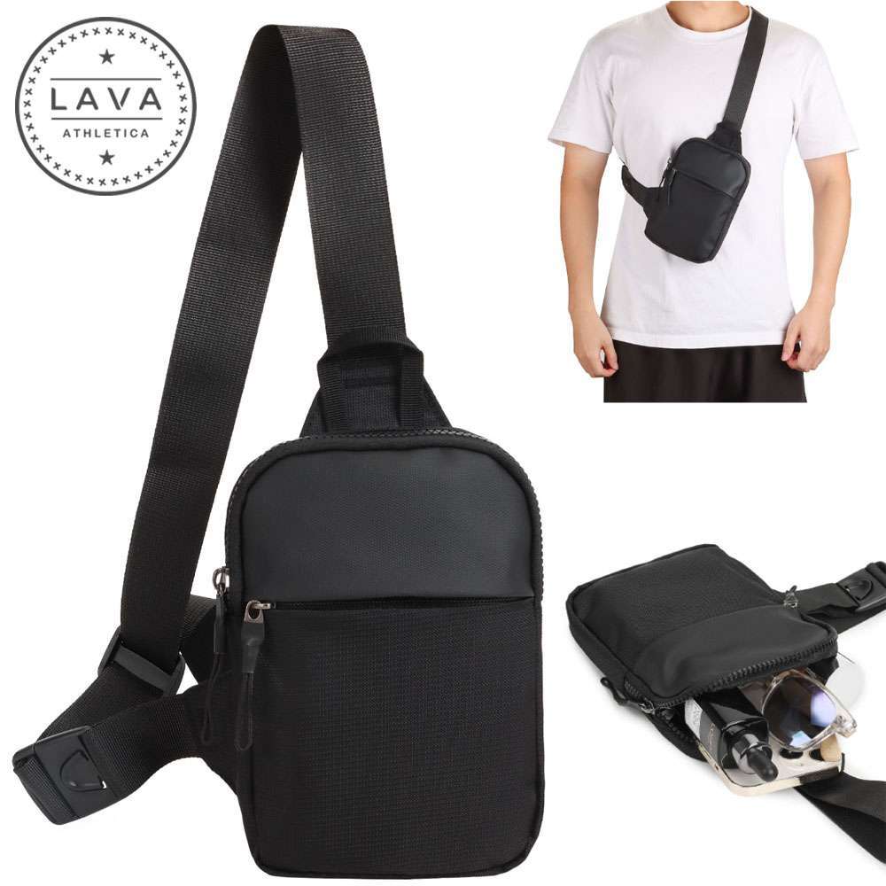 Waterproof Men Women Sling Bag Chest Cross Body Travel Sport Small Shoulder Pack