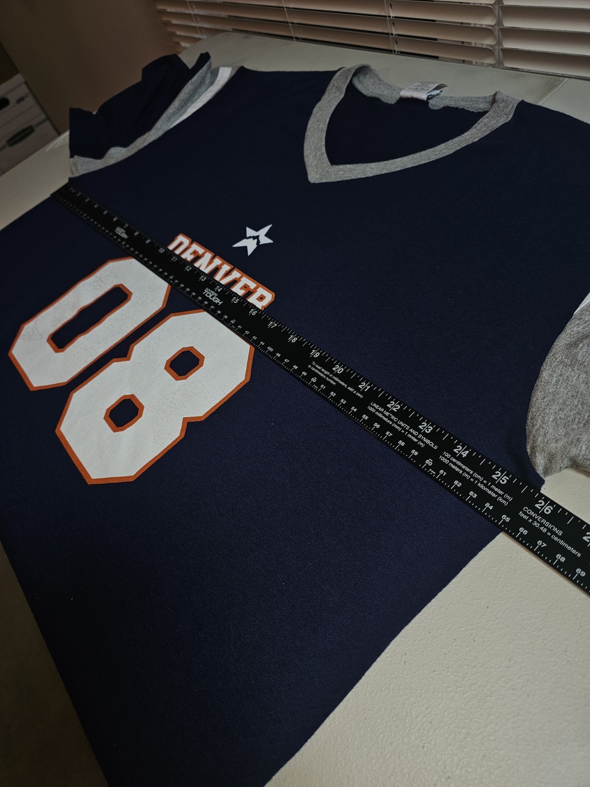 2008 Democratic National Convention Broncos Homage Xl Mens Blue Logo Jersey