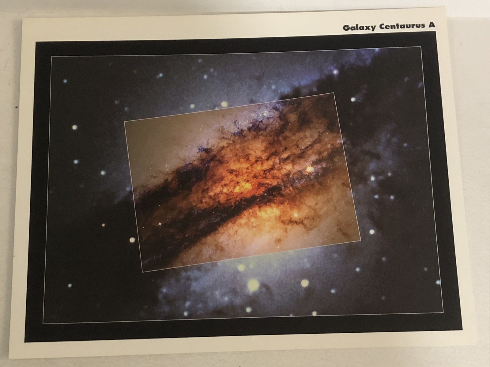 Galaxy Centaurus A NASA 8x10 Vintage Publicity Photo