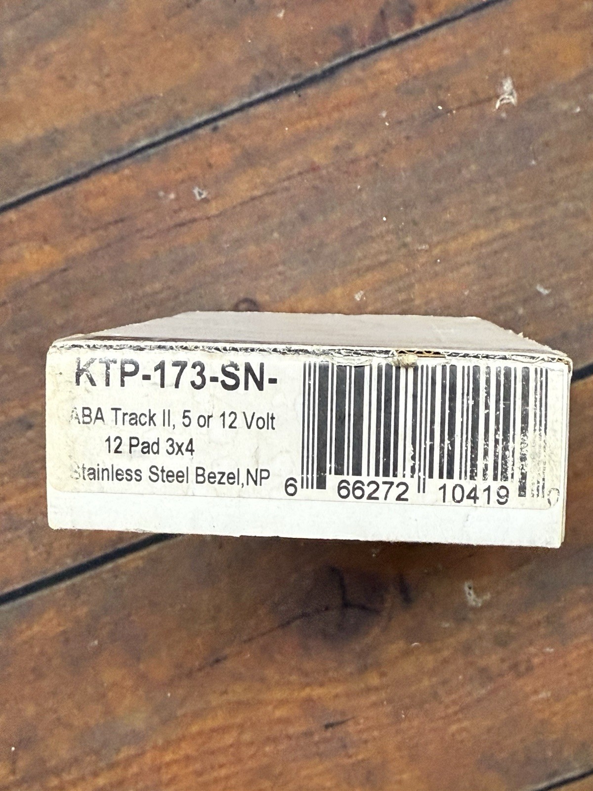 Essex KTP-173-SN Stainless Keypad Reader 12-Key 5/12 V ABA Track II