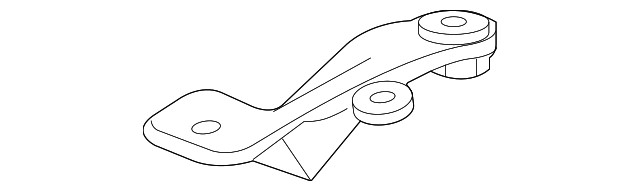 Genuine GM Driver Side Radiator Upper Bracket 23310043
