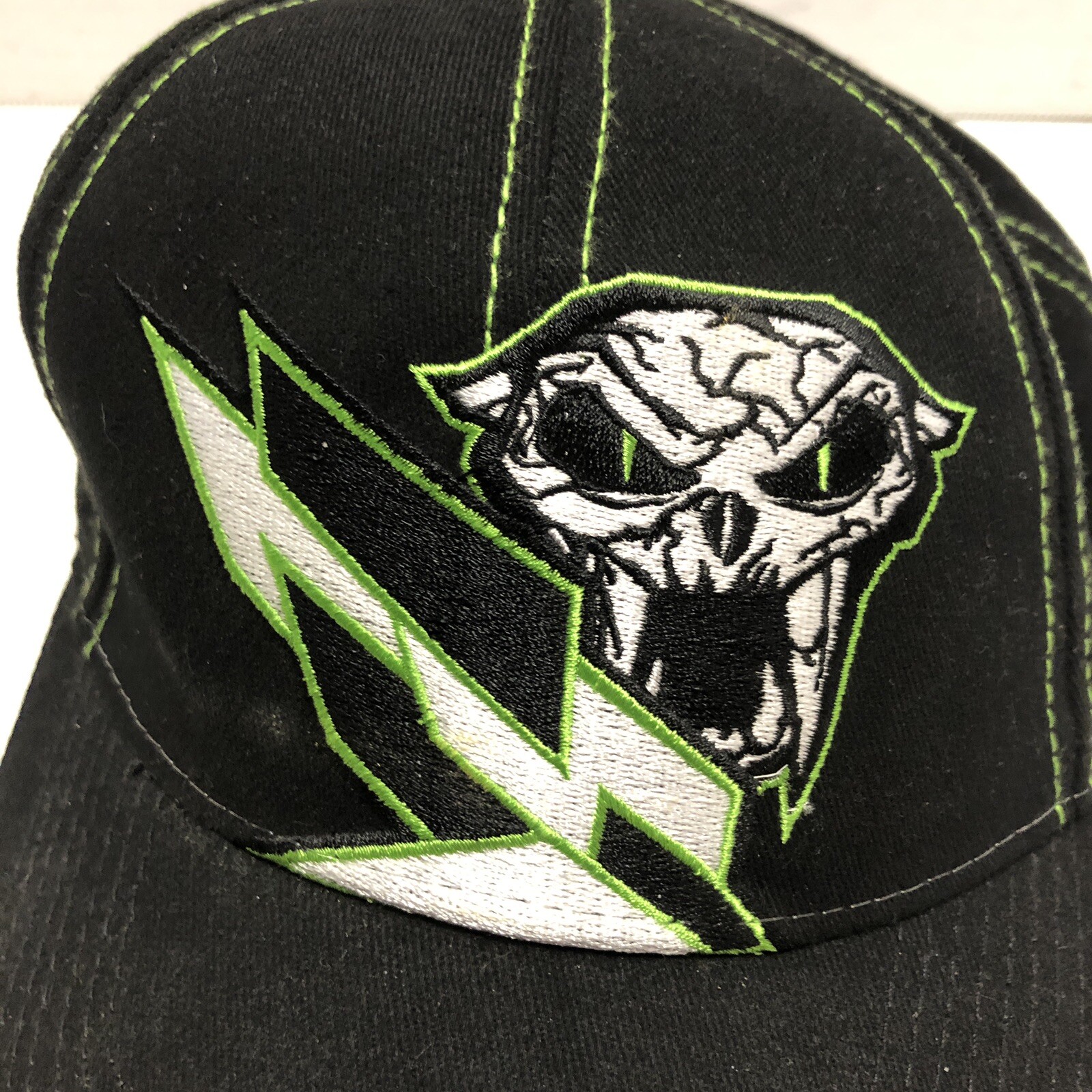 Arctic Cat Snowmobile Team Arctic Hat Adjustable Black & Green