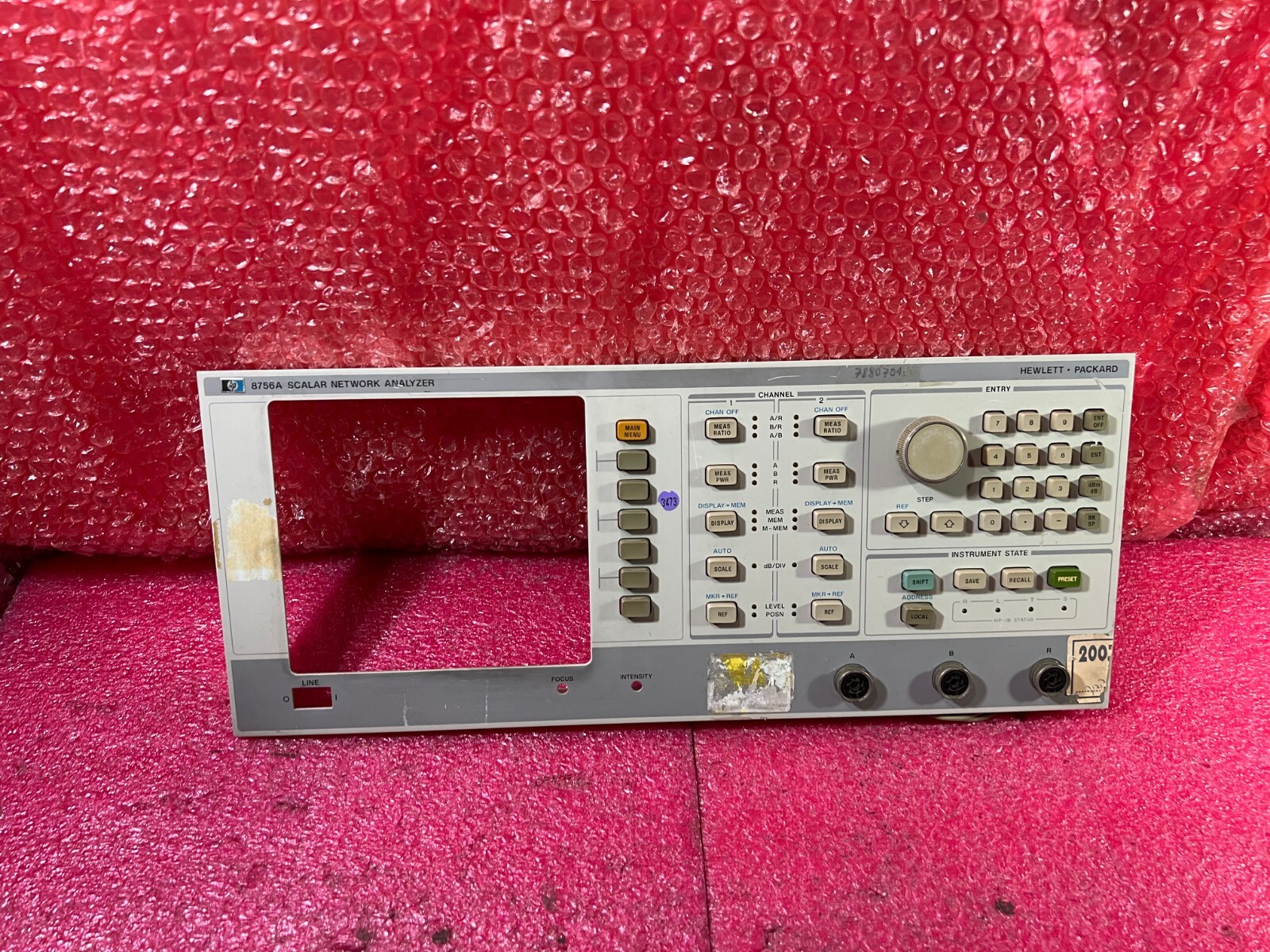 HP 8756A Scalar Network Analyzer ''Panel only'' 08756-60002