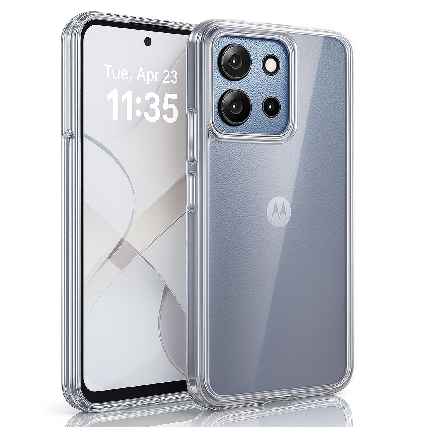 For Motorola Edge 2025 Case Phone Cover Shockproof Slim + Tempered Glass Screen