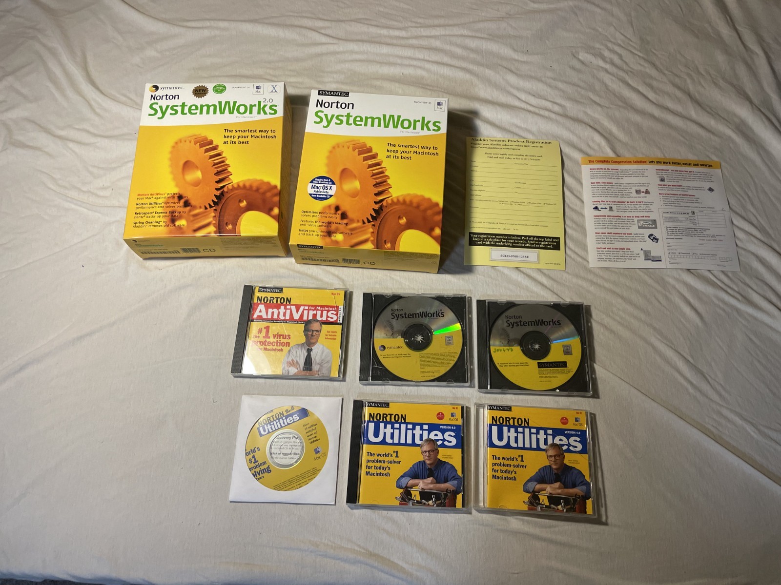 Symantec Norton Systemworks, Utiltiies, Antivirus Lot Mac Software