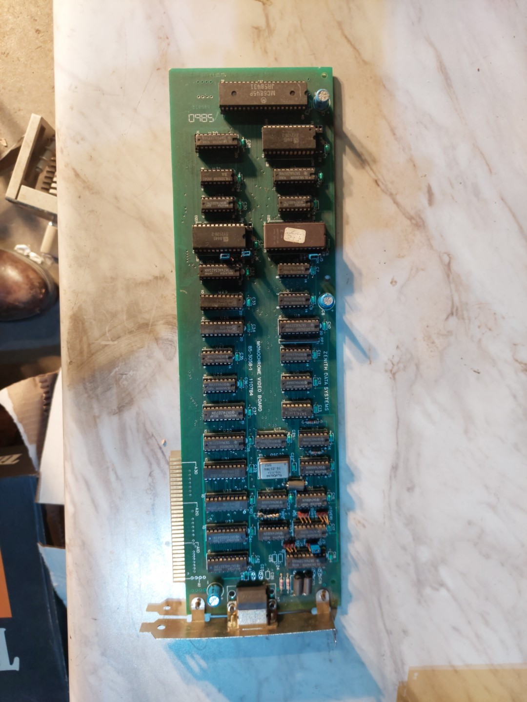 Zennith Data Systems Z-100 S Bus Monochrome Video Board