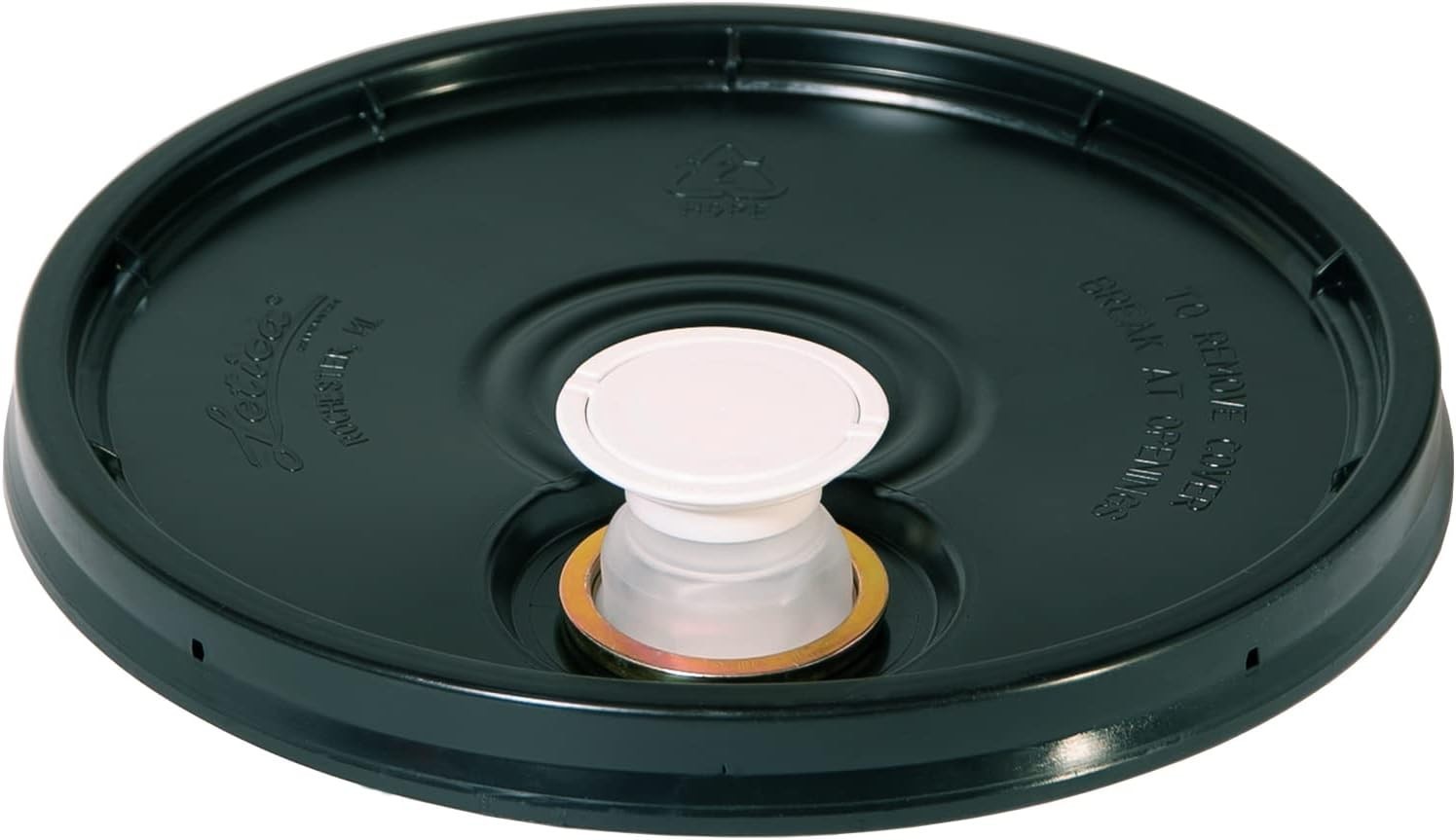 5 Gallon Pail Lid with Pour Spout and Gasket | Fits 3.5, 5, 6, 7 Gallon Buckets
