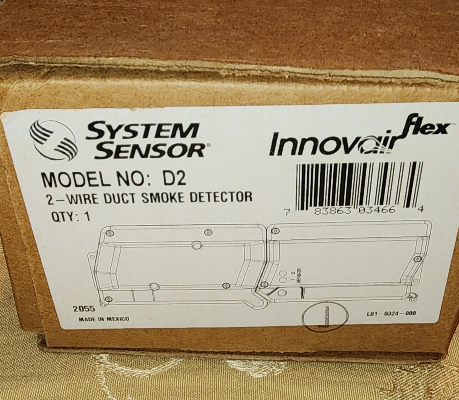System Sensor InnovairFlex D2 2-Wire Duct Smoke Detector Type Smoke Detectors