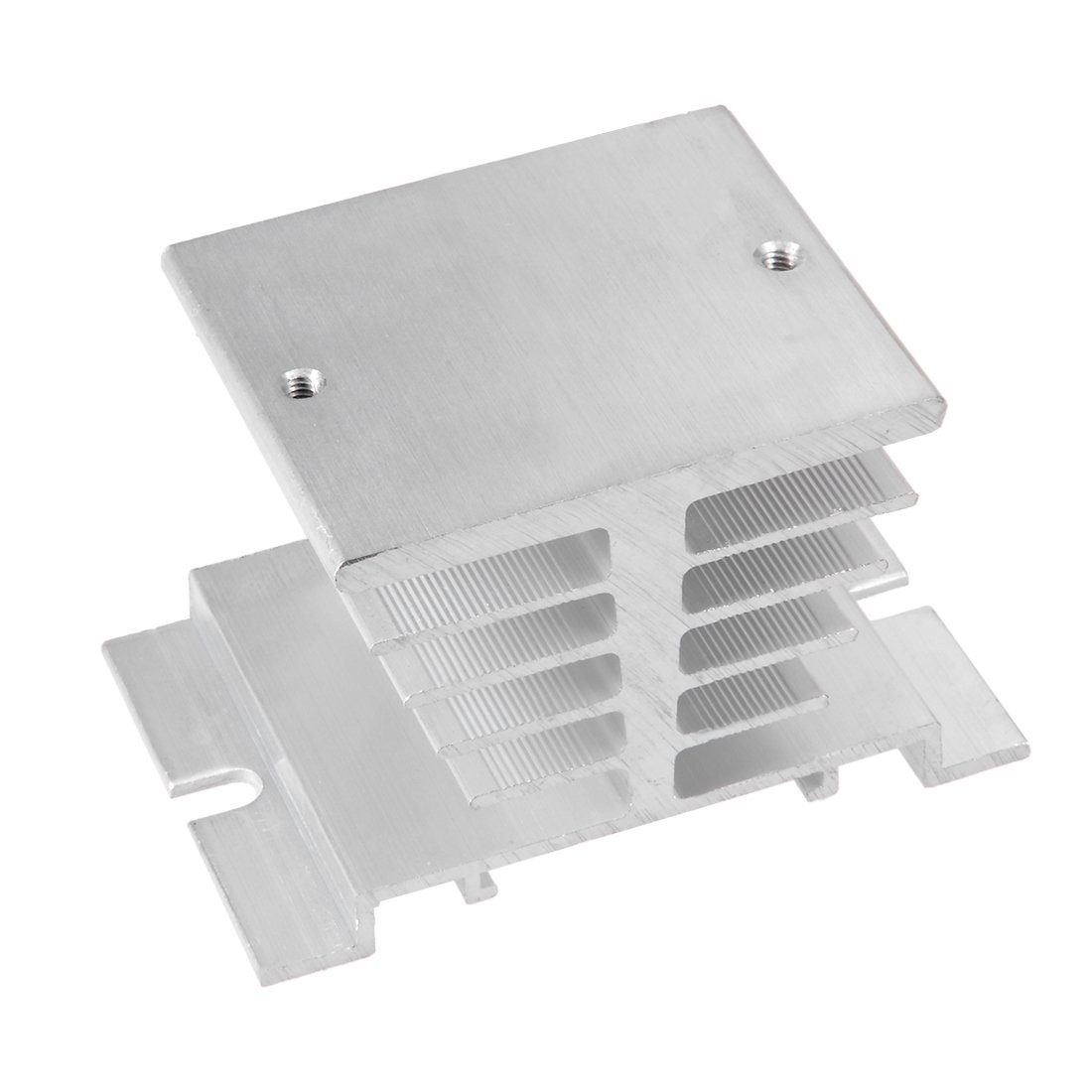 uxcell Aluminum Heat Sink SSR Dissipation for Single Phase Solid State Relay ...