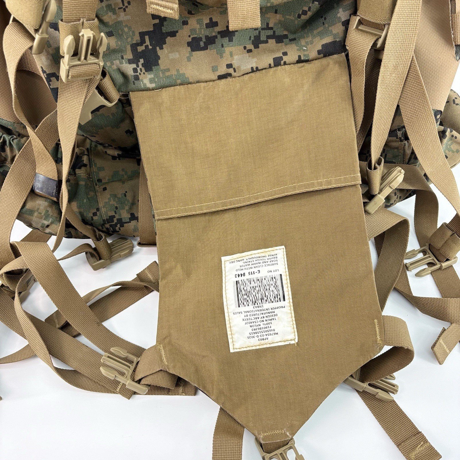 USMC Marine Corps ILBE MARPAT Rucksack Backpack Main Pack Propper for Arc’teryx