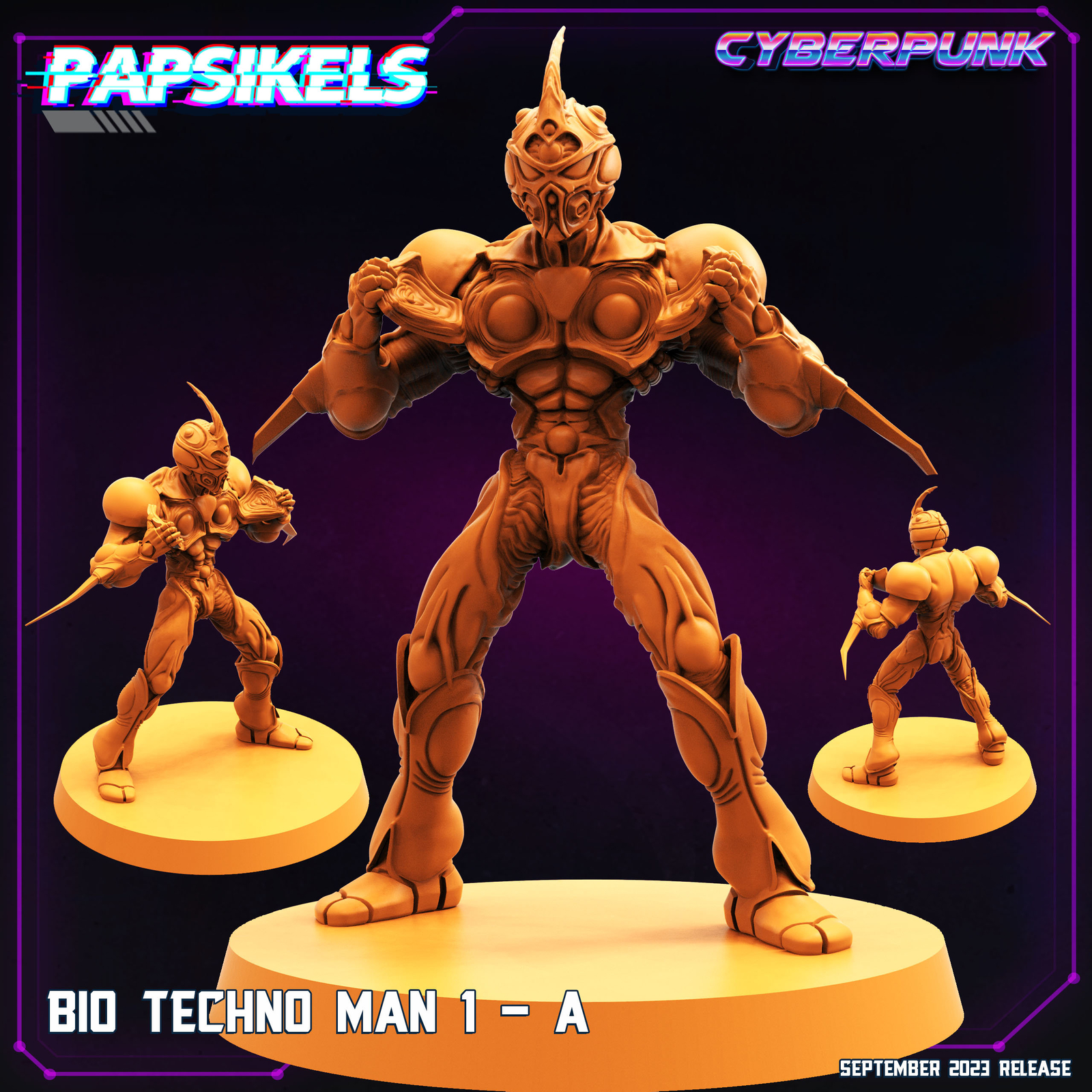 Bio Techno Man 1 - A | DnD Miniatures | Tabletop Gaming | Tabletop Miniature