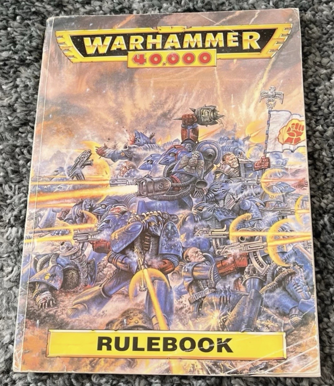 Warhammer 40000 40k 2nd Edition Rulebook 1993 - Games Workshop Second Ed.