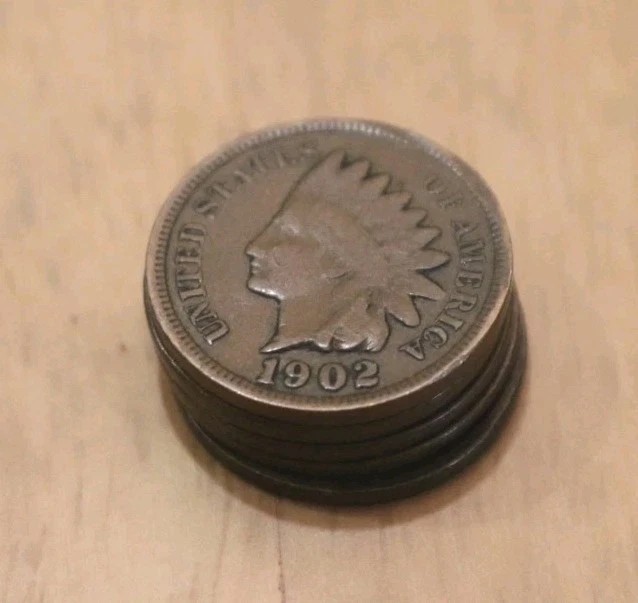 [Lot Of 5] Indian Head Pennies - Choose How Many Lots Of 5