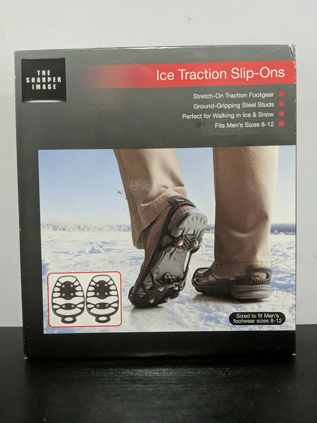 Ice Traction Slip-Ons Mens Size 8-12 EB Brands - New, Open Box