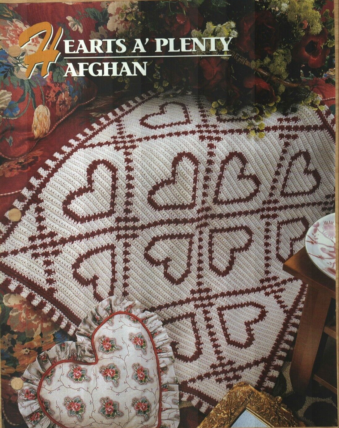 NEW HEARTS A' PLENTY AFGHAN ANNIE'S CROCHET QUILT CLUB PATTERN INSTRUCTIONS