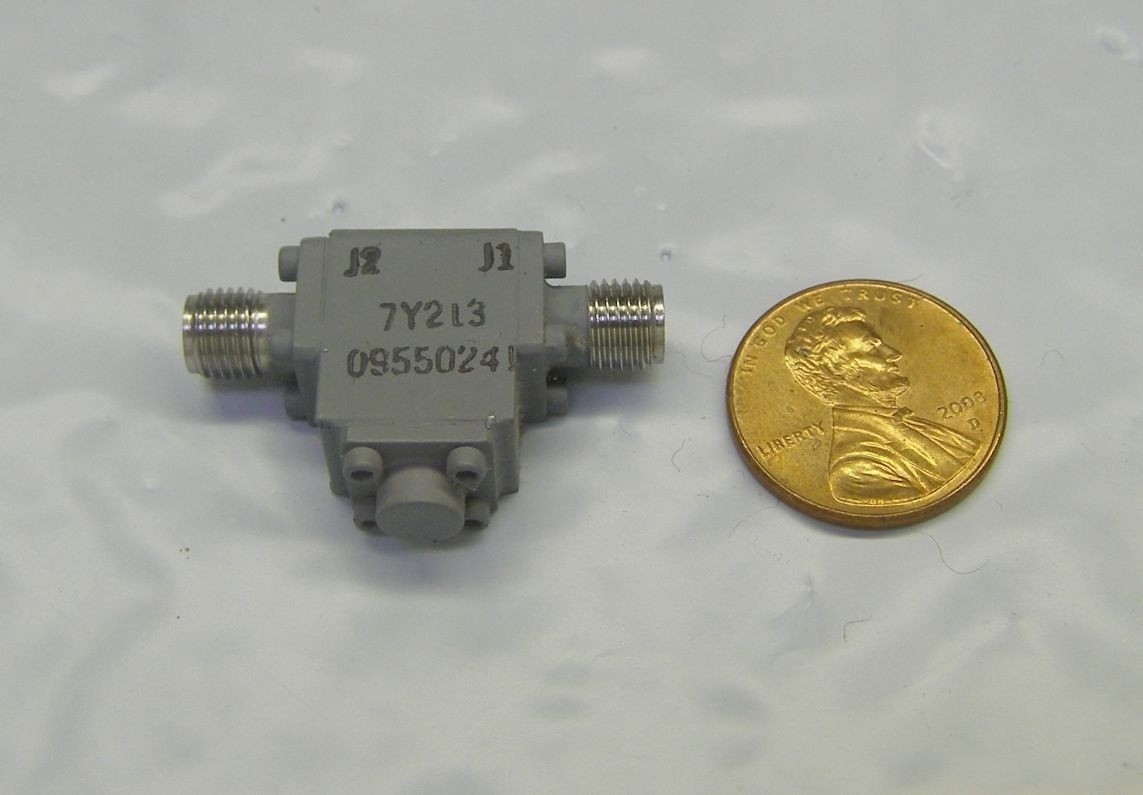 MICA MICROWAVE ISOLATOR MODEL 7Y213 ... COLOR:GREY