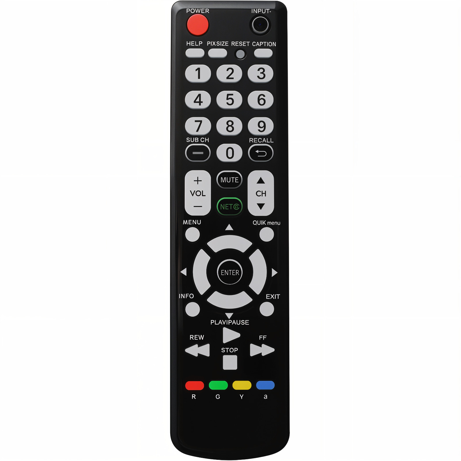 Replace Remote Control for Sanyo TV FW32D06F FW55D25F FW40D36F FW50D36F
