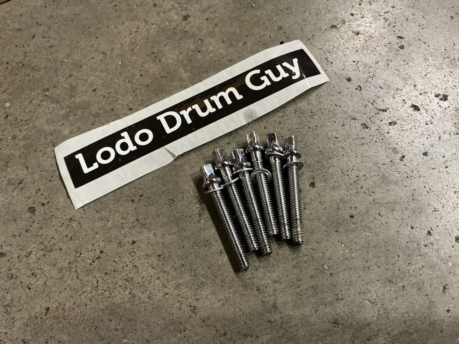 (6) Premier tom drum rods CHROME YOU GET SIX #MW8