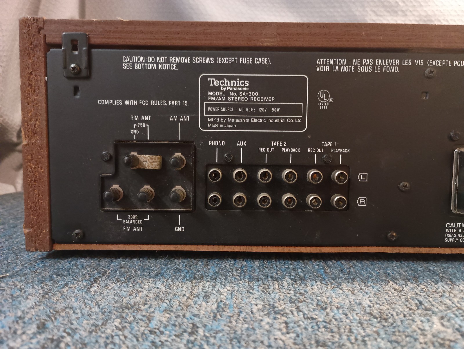 Technics SA-300 FM/AM Stereo Receiver (Pro Serviced + Modded)