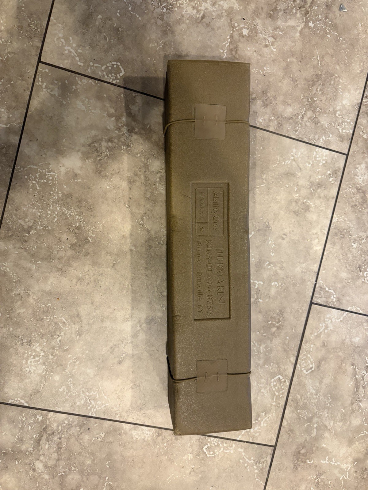 AbilityOne Therma Rest Large Insulated Olive Foam Pad Military Camping