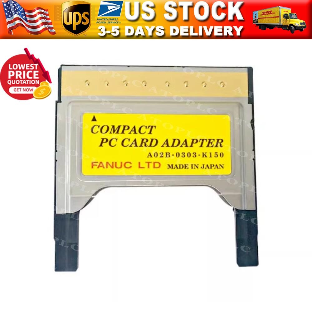 New CF Card Slot FANUC A02B-0303-K150 Pcmcia Card Compact PC Card Adapter