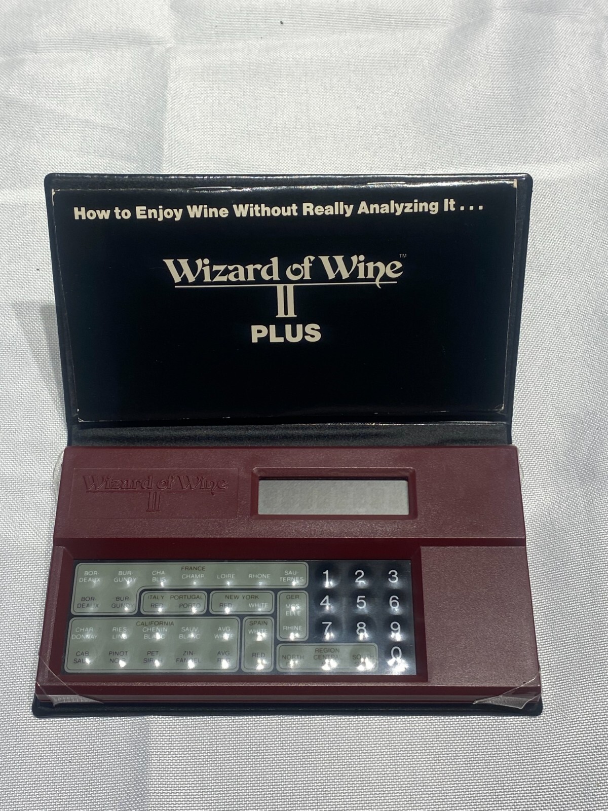 Vintage 1985 Wizard of Wine II Plus Electronic Wine cono sur Extremely rare find